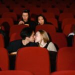 A Couple Kissing in the Cinema