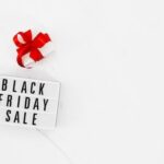 Black Friday Sign and a Gift Box